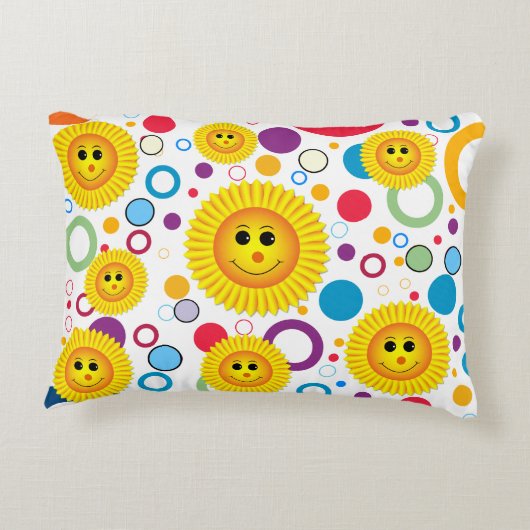 Sunny Smile Accent Kussen (Achterkant)