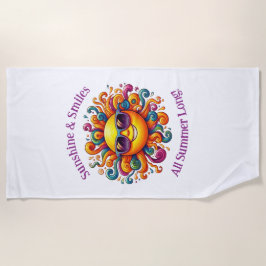 Sunny Smiles Beach Handdoek