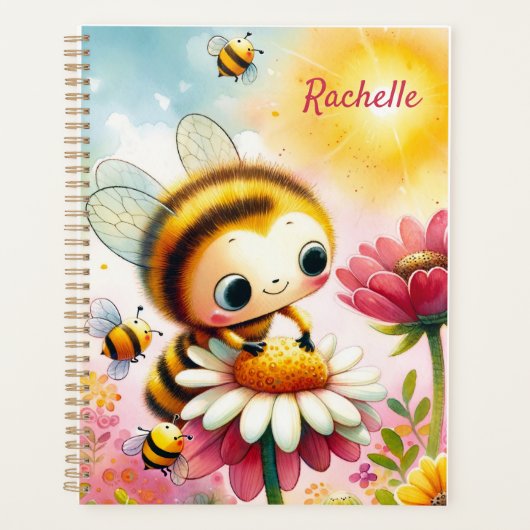 Sunny Smiles Bijen-thema Planner (Voorkant)