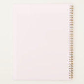 Sunny Smiles Bijen-thema Planner (Achterkant)