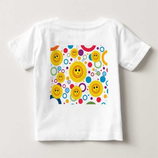 Sunny Smiles Kinderen T-shirt (Achterkant)