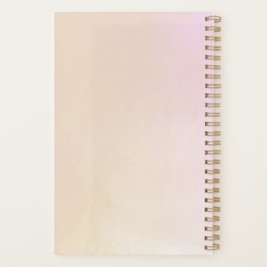 Sunny Smiles Planner (Achterkant)