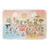Sunny SoCal Bath Mat (Voorkant)