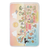 Sunny SoCal Bath Mat (Voorkant Verticaal)
