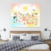 Sunny SoCal Canvas Print (Insitu (Slaapkamer))