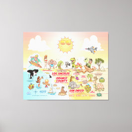 Sunny SoCal Canvas Print