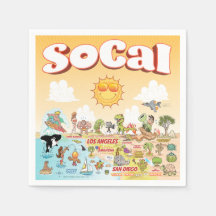 Sunny SoCal Napkins