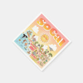 Sunny SoCal Napkins Servet (Hoek)