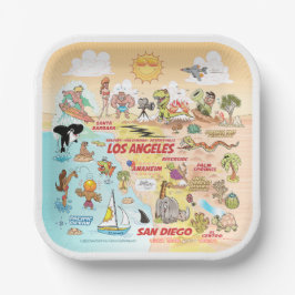 Sunny SoCal Paper-Borden Papieren Bordje