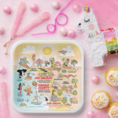 Sunny SoCal Paper-Borden Papieren Bordje (Feest)