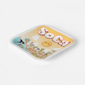 Sunny SoCal Papieren Bordje (Gebogen)