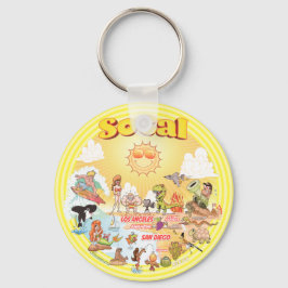 Sunny SoCal Sleutelhanger