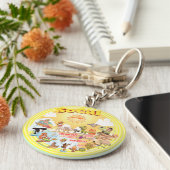 Sunny SoCal Sleutelhanger (Zijkant)