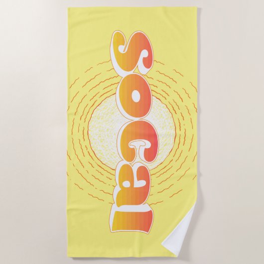 Sunny SoCal Strandlaken (Voorkant)