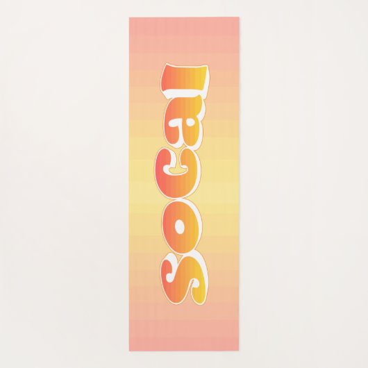 Sunny SoCal Yogamat (Achterkant)