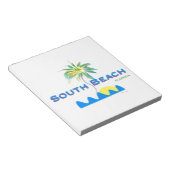 Sunny South Beach, Florida Notitieblok (Schuin)