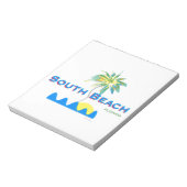 Sunny South Beach, Florida Notitieblok (Linkerzijde)