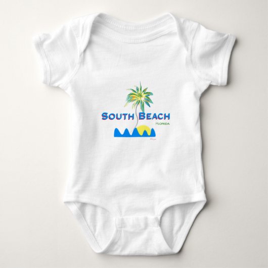 Sunny South Beach, Florida Romper (Voorkant)
