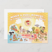 Sunny Southern California Briefkaart (Voorkant / Achterkant)