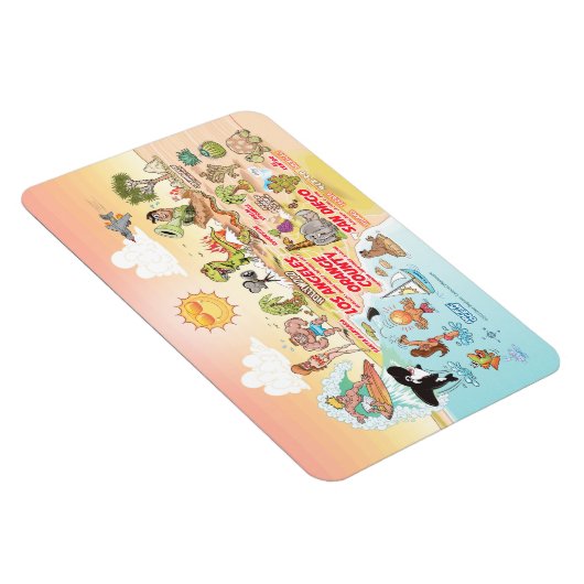 Sunny Southern California Magnet Magneet (Rechterzijde)