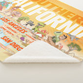 Sunny Southern California Sherpa Blanket Deken (3/4)