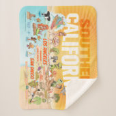 Sunny Southern California Sherpa Blanket Deken (Voorkant)