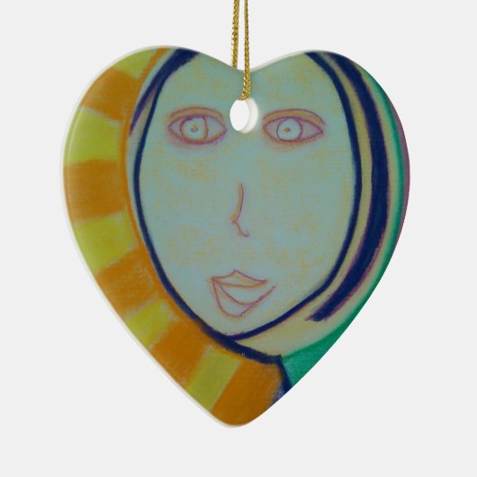 Sunny Spirit Keramisch Ornament (Rechts)