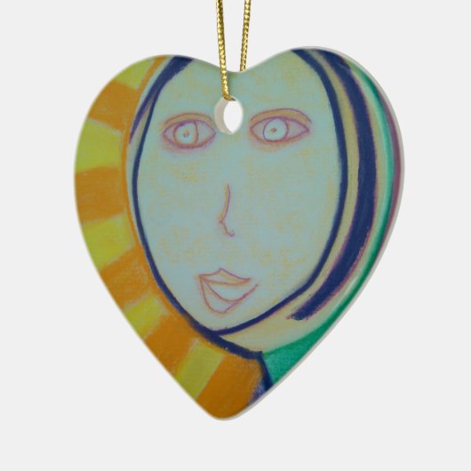 Sunny Spirit Keramisch Ornament (Links)