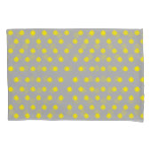 Sunny Splatter Polka Dot Pattern Kussensloop (Voorkant)