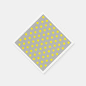 Sunny Splatter Polka Dot Pattern Servet (Hoek)