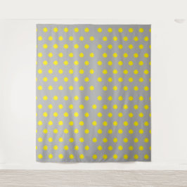 Sunny Splatter Polka Dot Pattern Wandkleed