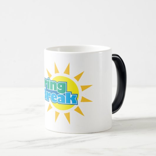 Sunny Spring Break- Magische Mok (Voorkant rechts)