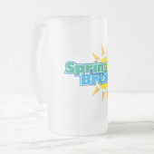 Sunny Spring Break- Matglas Bierpul (Voorkant links)