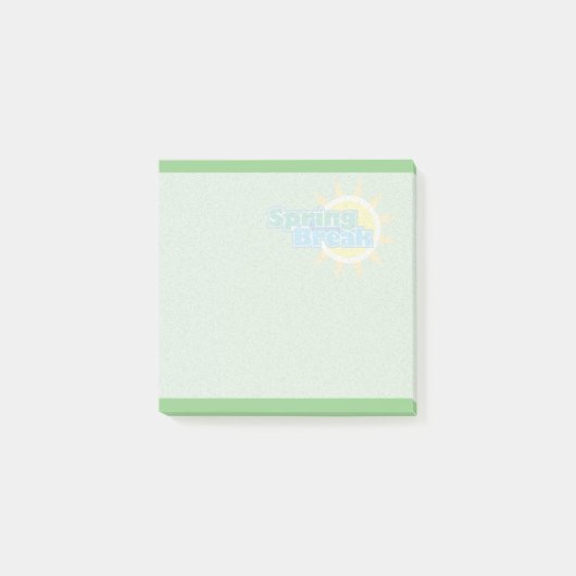 Sunny Spring Break - Opmerkingen Post-it® Notes (Voorkant)