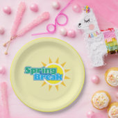 Sunny Spring Break- Papieren Bordje (Feest)