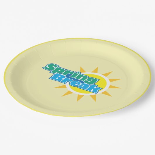 Sunny Spring Break- Papieren Bordje (Gekanteld)
