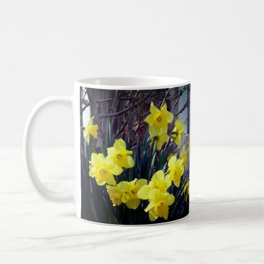 Sunny Spring Daffodils Koffiemok (Links)