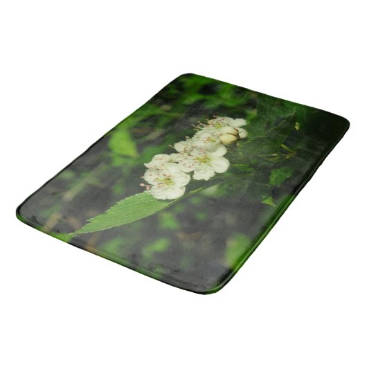 Sunny Spring Flowers of jouw afbeelding Bath Mat (Gekanteld)