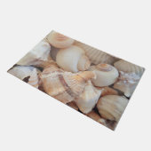 Sunny Summer Exotic Tropical Romantic Sea Shells Deurmat (Schuin)