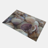 Sunny Summer Exotic Tropical Romantic Sea Shells Deurmat (Schuin)