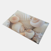 Sunny Summer Exotic Tropical Romantic Sea Shells Deurmat (Schuin)