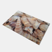 Sunny Summer Exotic Tropical Romantic Sea Shells Deurmat (Schuin)