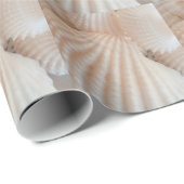 Sunny Summer Sea Shells Romantic, Exotic Tropical Cadeaupapier (Rol Hoek)