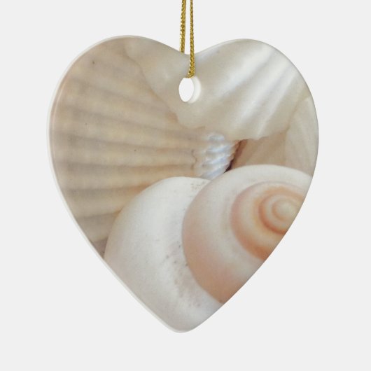 Sunny Summer Seashells Collectie Keramisch Ornament (Rechts)