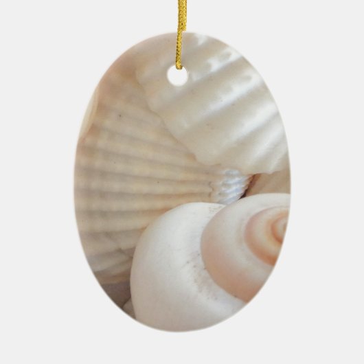 Sunny Summer Seashells Collectie Keramisch Ornament (Voorkant)