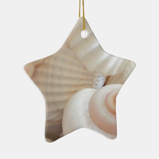 Sunny Summer Seashells Collectie Keramisch Ornament (Rechts)