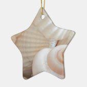 Sunny Summer Seashells Collectie Keramisch Ornament (Links)
