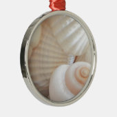 Sunny Summer Seashells Collectie Metalen Ornament (Rechts)