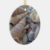 Sunny Summer Seashells. Romantisch, exotisch tropi Keramisch Ornament (Rechts)