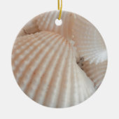 Sunny Summer Seashells. Romantisch, exotisch tropi Keramisch Ornament (Voorkant)